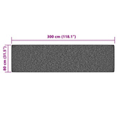 vidaXL Dywan zewnętrzny/wewnętrzny, kolorowy 80x300 cm, antypoślizgowy model standard