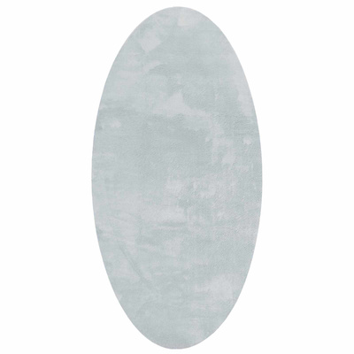 Dywany pokojowe Owalny HUARTE Szary 100 x 200 cm 100% poliester