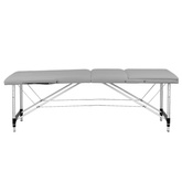 Stół składany do masażu aluminiowy komfort Activ Fizjo 3 segmentowy szary 130791