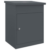 Skrzynka na przesyłki Z blokadą Antracyt 47.5 x 38 x 59 cm Stal