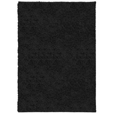 vidaXL Dywan z długim włosiem PAMPLONA, czarny, 120x170 cm
