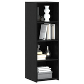 Highboard Czarny dąb 40 x 41 x 124 cm Drewno inżynieryjne