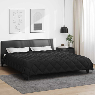 Zimowa Kołdra Czarny 200 x 240 cm Mikrofibra