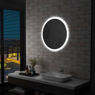 Lustro łazienkowe z LED, 70 cm vidaXL