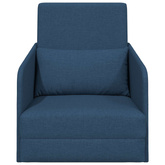 Sofa Bed Niebieski 65 x 80 x 83 cm tkanina
