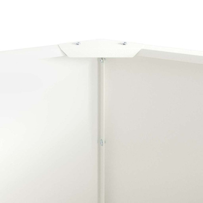 Donica Biały 120 x 120 x 50 cm Stal