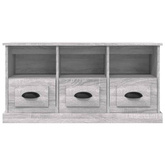 vidaXL Szafka pod TV, szary dąb sonoma, 100x35x50 cm