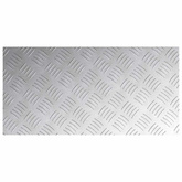 Stopień Prostokątny 4 pcs Srebrny 60 x 30 cm Aluminium