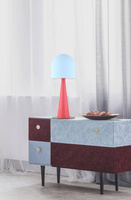 Lampka nocna Visby Ledea metalowa nowoczesna E27 lampka stołowa