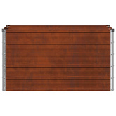 Podniesione Łóżko Ogrodowe Rdzawy 100 x 40 x 55 cm tektura