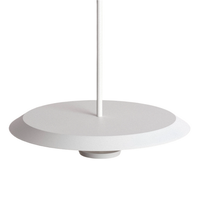 Lampa Wisząca okrągła Biała ?40cm 10W Abruzzo Rotonde