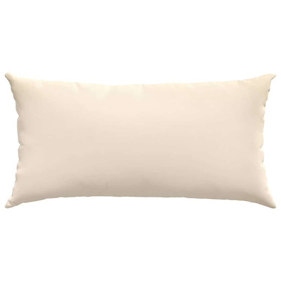 Poduszki na sofę 2 pcs Beżowy 80 x 40 cm tkanina