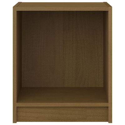 Szafki nocne, 2 szt., miodowe, 35,5x33,5x41,5, drewno sosnowe