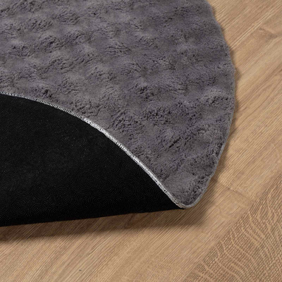 Dywany pokojowe Okrągły SIROLO antracytowy ? 120 CM Poliester