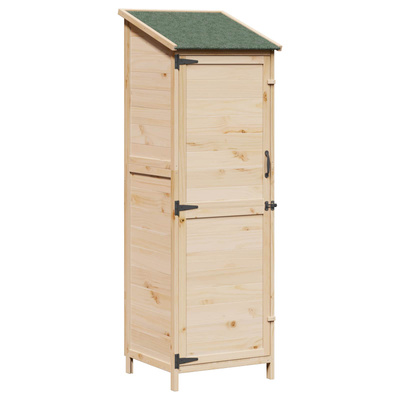 Shed ogrodowy naturalny 59,5 x 56 x 176,5 cm Drewno Świerkowe