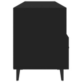 vidaXL Szafka pod TV, czarna, 102x35x50 cm, materiał drewnopochodny
