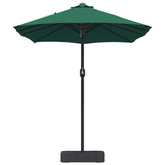 Parasolka ogrodowa Zielony 385 x 209 x 244 cm Poliester i Stal