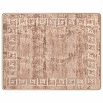 Chodnik dywanowy MARSA Biały 80 x 100 cm Poliester i PVC