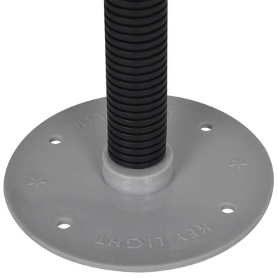 vidaXL Lustro magazynowe, akrylowe, 30 cm czarne, wewnętrzne