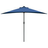 Parasolka ogrodowa 294 x 150 x 224 cm Poliester i Stal
