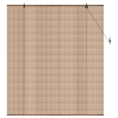 Roleta brązowy 160 x 160 cm Bambus