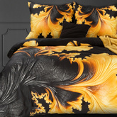 Pościel czarna 160x200