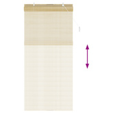 Roleta naturalny 90 x 220 cm Bambus