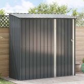 Schowki ogrodowe Antracyt 203 x 85,5 x 200 cm Metal