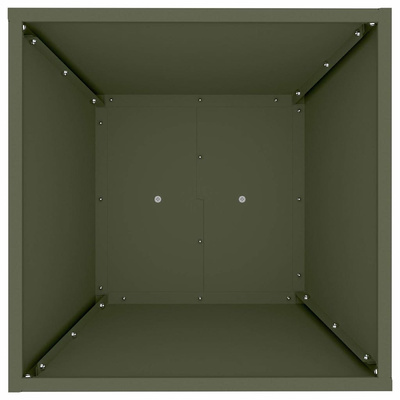 Donica słupowa Oliwkowy 40 x 40 x 100 cm
