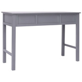 vidaXL Biurko, szare, 110 x 45 x 76 cm, drewniane