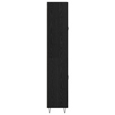 Highboard Czarny Dąb 69,5 x 34 x 90 cm Drewno inżynieryjne
