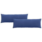 Poduszki na sofę 2 pcs Niebieski policyjny 120 x 40 cm