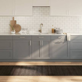 vidaXL Dywan prostokątny, ciemnobrązowy, 70x400 cm, bambusowy