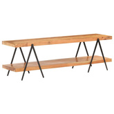 vidaXL Szafka pod TV, 160 x 40 x 50 cm, lite drewno akacjowe