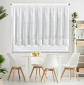 Firana Roses biała 350x160