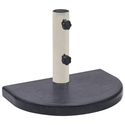 Stojak pod parasol, czarny, 40x28x4 cm, granitowy