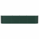 Podniesiony grządka Zielony 400 x 80 x 81 cm Stal