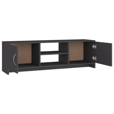 vidaXL Szafka pod TV, szara, 120x30x37,5 cm, materiał drewnopochodny