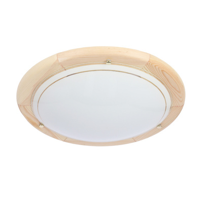 Lampa sufitowa plafon 2X60W E27 sosna STANDARD 14-32136