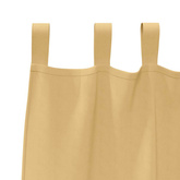 Firany blackout z kółkami 2 pcs Beżowy 175 x 140 cm Poliester