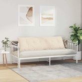 Poduszka na plecy Beżowy 180 x 50 cm Tkanina mikrofibrowa