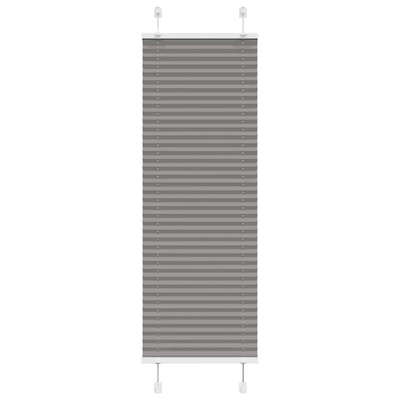 Roleta plisowana antracytowa 40x100 cm Szerokość tkaniny 39,4cm