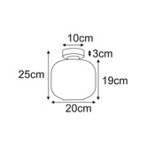 Lampa sufitowa K-5662 z serii CAMPO