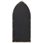 vidaXL Lustro ogrodowe, piaskowe, 100x45 cm, żelazne