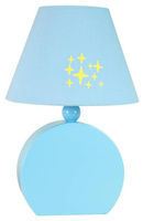 Lampka stołowa nocna niebieska 40W E14 MDF Ofelia 41-62461