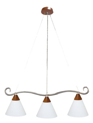 lampa sufitowa candellux wyprzedaż 33-27569 salem zwis 3x60w E27 satyna nikiel