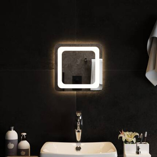 Lustro łazienkowe z LED, 30x30 cm vidaXL