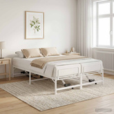 Elektro Regulowany Stelaż Łóżka Biały 140 x 200 cm Stal