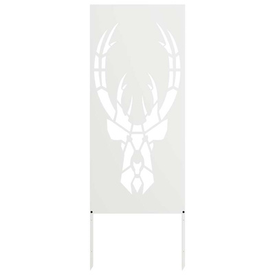 Ekran zapewniający prywatność w ogrodzie Biały 50 x 140 cm