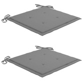 vidaXL Składane krzesła ogrodowe z poduszkami, 2 szt., drewno akacjowe